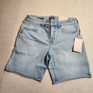 NYDJ Women's Ella Bermuda Denim Shorts - Light Wash - 10P